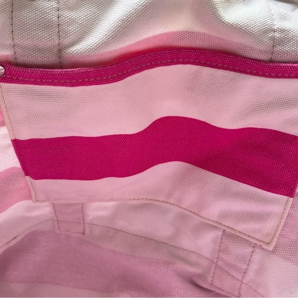 J. Crew Striped Canvas Tote Bag - Picture 11 of 12